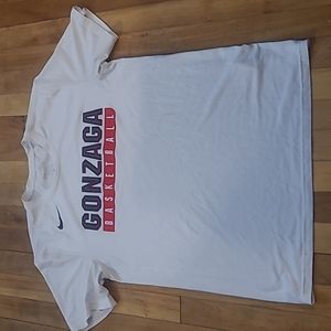 Gonzaga University Bulldogs Zags Basketball Nike Dri-Fit shirt Medium